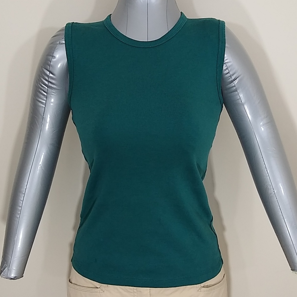 BOGO 🆓! ☀️👕 J.Crew Teal Sleevless Tank Top XS - Picture 2 of 7